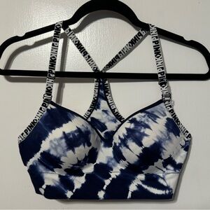 Pink Wireless Lined Sports Bra Size M